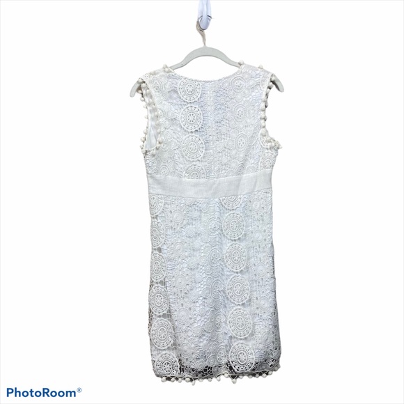 Tularosa White bauble mini lace dress Summer - Picture 4 of 4